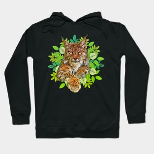 Bobcats wild cat freedom Hoodie